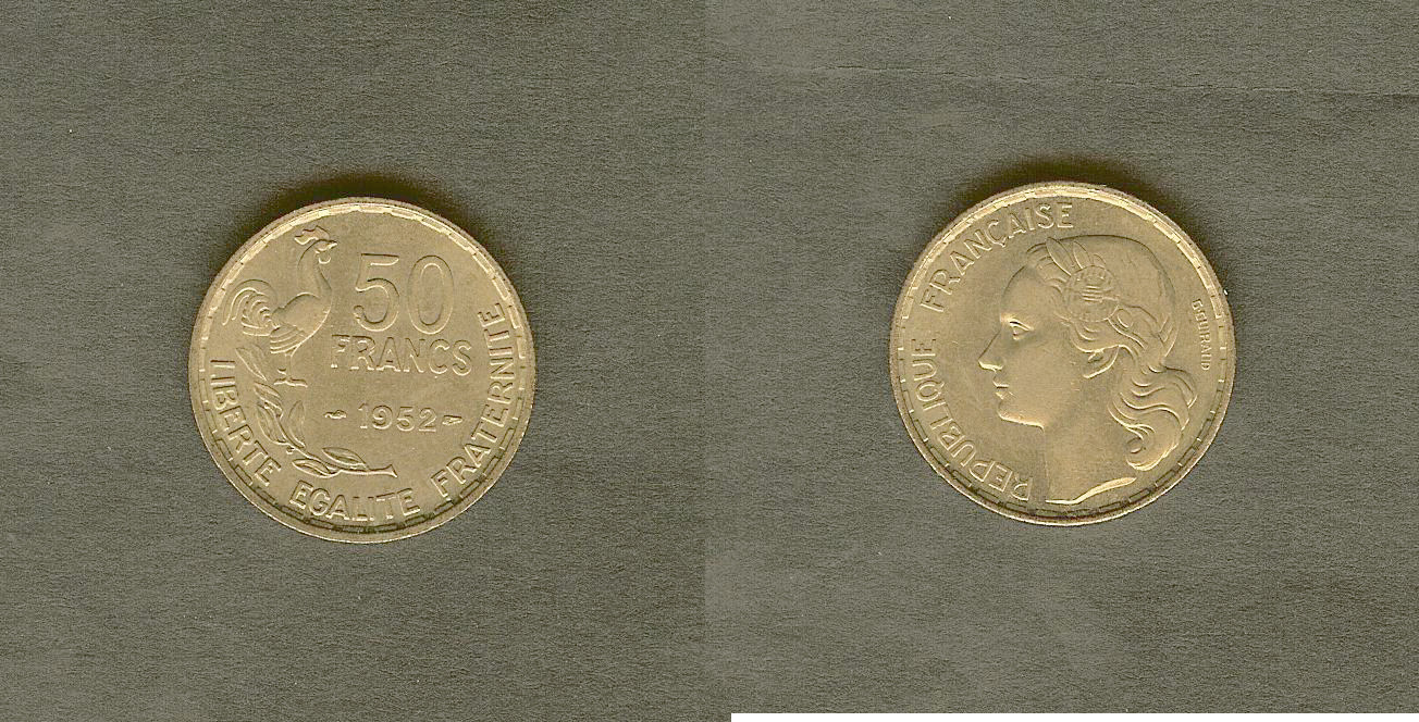 50 francs Guiraud 1952  SPL+